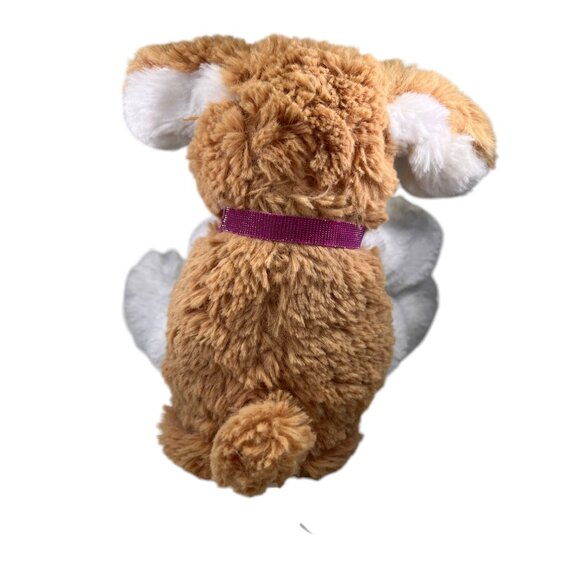 Barbie Animated Puppy Dog Stuffed Animal Pink Collar Plush Tan White 2012 WORKS - Picture 5 of 11